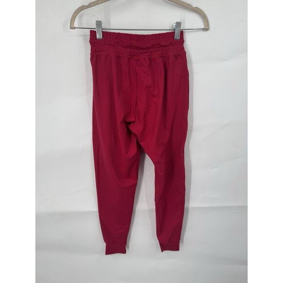 NVGTN Ruby Red Jogger Pant Women Small Athletic Athleisure Gym Workout Yoga - Picture 3 of 9